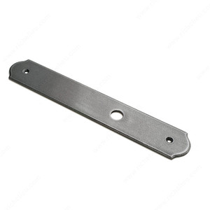 Escutcheon Plate LP7500, Finish Satin Steel, Function Passage Escutcheon