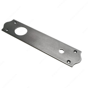 Escutcheon LP7505, Finish Satin Black, Function Auxiliary Deadbolt Pass Escutcheon
