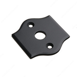Rosette LR6017/6018, Finish Satin Black Rosette LR6017/6018, Finish Satin Black
