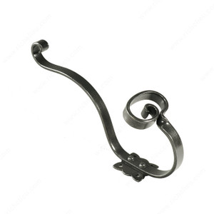 Double Coat Hook LX2902, Finish Satin Steel Double Coat Hook LX2902, Finish Satin Steel