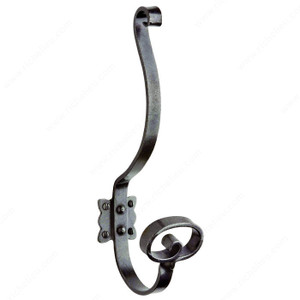 Double Coat Hook LX2902, Finish Rust Double Coat Hook LX2902, Finish Rust