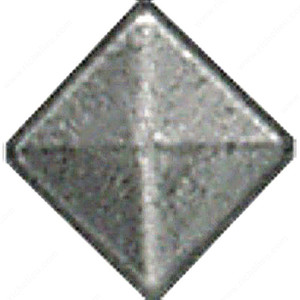 Cabochon Nail LX3701/3702, Finish Matte Bronze, Width - Overall Dimensions 1 in