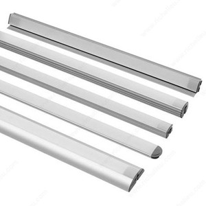 Infinex Extrusion, Five unique profiles to choose from, Finish White, Installation Surface, Shape Curve, Height 13 mm