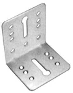 4 Top and Bottom Mount Adapter Brackets, White, Right or Left