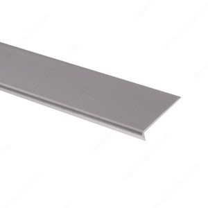L-Channel, Height - Overall Dimensions 5/8 in, Width 11/16 in, Color/ Finish Chrome, Material Anodized Aluminum L-Channel, Height - Overall Dimensions 5/8 in, Width 11/16 in, Color/ Finish Chrome, Material Anodized Aluminum