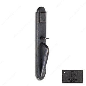 Deadbolt Handle Entry, Knob K2, 2.38 - Montana, Finish Dark Bronze