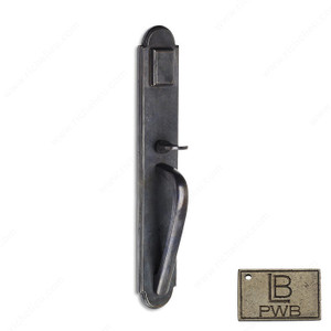 Deadbolt Handle Entry, Knob K2, 2.75 - Montana, Finish Pewter Bronze