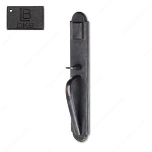 Deadbolt Handle Full Dummy, Knob K2 - Montana, Finish Dark Bronze