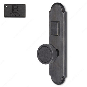 Left Mortise Escutcheon Entry, Knob K4/K4, 2.50 - Montana, Finish Dark Bronze Left Mortise Escutcheon Entry, Knob K4/K4, 2.50 - Montana, Finish Dark Bronze