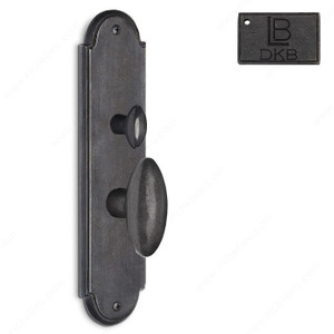 Mortise Escutcheon Full Dummy, Knob K1/K1 - Montana, Finish Dark Bronze Mortise Escutcheon Full Dummy, Knob K1/K1 - Montana, Finish Dark Bronze