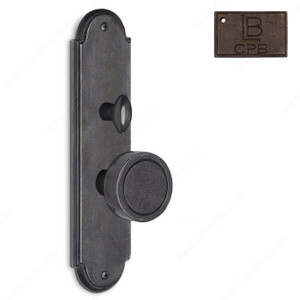 Mortise Escutcheon Full Dummy, Knob K4/K4 - Montana, Finish Copper Bronze