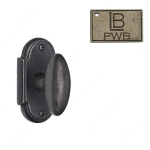 Rosette Full Dummy Set, Knob K1 - Montana, Finish Pewter Bronze Rosette Full Dummy Set, Knob K1 - Montana, Finish Pewter Bronze