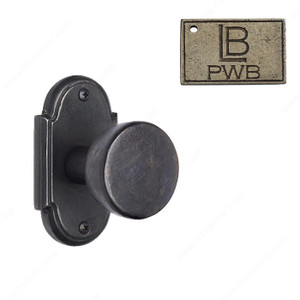 Rosette Full Dummy Set, Knob K2 - Montana, Finish Pewter Bronze Rosette Full Dummy Set, Knob K2 - Montana, Finish Pewter Bronze