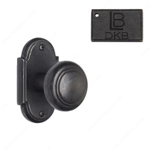 Rosette Passage Set, Knob K3, 2.75 - Montana, Finish Dark Bronze Rosette Passage Set, Knob K3, 2.75 - Montana, Finish Dark Bronze