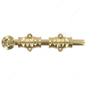Colonial Style Surface Bolt, Color/Finish Satin Nickel