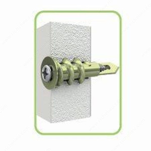 Self-Drilling Anchor for Drywall, Screw Size #6, Length 1 1/8 in Self-Drilling Anchor for Drywall, Screw Size #6, Length 1 1/8 in