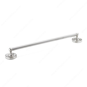 Towel Bar - Cambridge Collection, Length - Overall Dimensions 520 mm, Finish Brushed Nickel, Center-to-Center 444 mm Towel Bar - Cambridge Collection, Length - Overall Dimensions 520 mm, Finish Brushed Nickel, Center-to-Center 444 mm