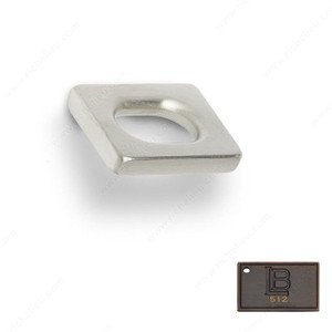 Contemporary Brass Knob - C6, Finish Brushed Oil-Rubbed Bronze