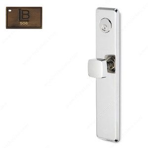 Mortise Escutcheon Full Dummy, Knob K6/K6 - New York, Finish Brushed Antique Brass