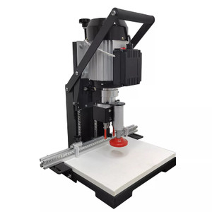 110V Portable Electric Hinge Drill w/ Self Stop Woodworking Drill Boring Machine