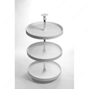 Set of 3 Round Trays, Finish White Set of 3 Round Trays, Finish White