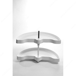 Set of 2 Half-Moon Shelves Set of 2 Half-Moon Shelves