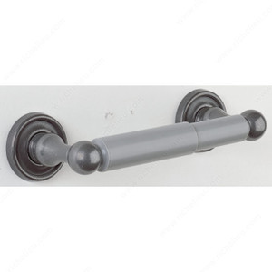 Bath Tissue Holder - Provence Series, Finish Satin Steel, Center to Center 6 3/8 in Bath Tissue Holder - Provence Series, Finish Satin Steel, Center to Center 6 3/8 in