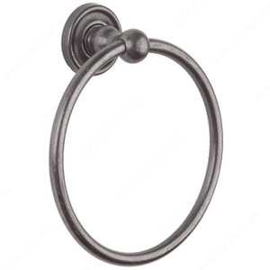 Towel Ring - Provence Series, Finish Satin Black Towel Ring - Provence Series, Finish Satin Black