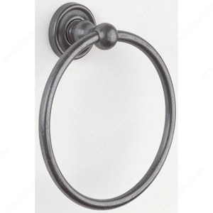 Towel Ring - Provence Series, Finish Satin Steel Towel Ring - Provence Series, Finish Satin Steel