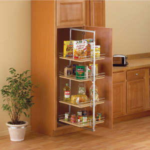 Roll-out pantry center mount, Height 54 1/2 to 61 3/8 in Roll-out pantry center mount, Height 54 1/2 to 61 3/8 in