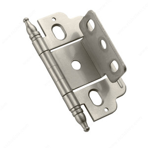 Hinge - 3180, Finish Satin Nickel PRO-PACK 2 Hinge - 3180, Finish Satin Nickel PRO-PACK 2