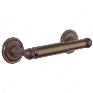 Bath Tissue Holder - Riviera Series, Finish Satin Steel, Center to Center 6 3/8 in Bath Tissue Holder - Riviera Series, Finish Satin Steel, Center to Center 6 3/8 in