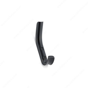 Contemporary Metal Hook - 1143, Finish Black, Our Divisions Richelieu PRO-PACK 2 Contemporary Metal Hook - 1143, Finish Black, Our Divisions Richelieu PRO-PACK 2