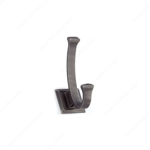 Transitional Metal Hook - 1173, Finish Antique Nickel Transitional Metal Hook - 1173, Finish Antique Nickel