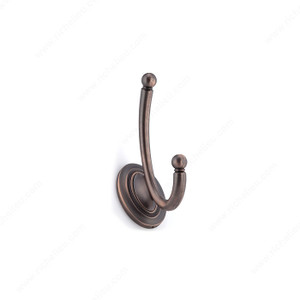 Classic Metal Hook - 1403, Finish Brushed Oil-Rubbed Bronze Classic Metal Hook - 1403, Finish Brushed Oil-Rubbed Bronze