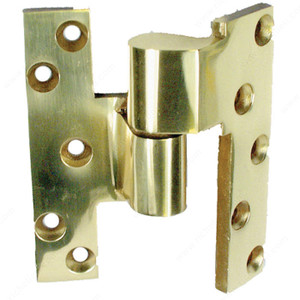 3/4-in Offset Single-Acting Intermediate Hinge, Color/Finish Polished Chrome, Type Left-Handed 3/4-in Offset Single-Acting Intermediate Hinge, Color/Finish Polished Chrome, Type Left-Handed