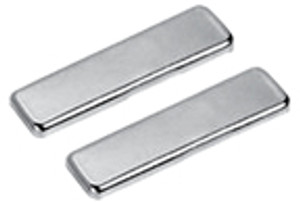 Hinge Accessories, Nickel Plated Half Overlay Nexis Hinge Cover Cap