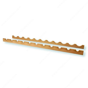 Wood Profile for Bottle Rack, Material Cherry, Natural Finish Wood Profile for Bottle Rack, Material Cherry, Natural Finish