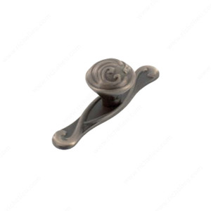 Arcadia Knob and Backplate - 830/832, Finish Antique Nickel, Diameter - Overall Dimensions 4 1/2 in, Location Backplate Arcadia Knob and Backplate - 830/832, Finish Antique Nickel, Diameter - Overall Dimensions 4 1/2 in, Location Backplate