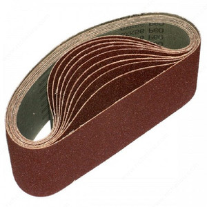 Sanding Belts for Portable Belt Sanders, Width 3 in, Length 24 in, Grit 120, Grit Texture Medium