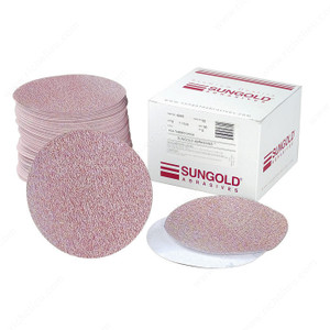 Coarse Sanding Disc - Premium Plus, Grit 80, Diameter 5 in, Backing Grip-On