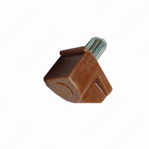 Plastic Support with Steel Pin - 5 mm, Finish Brown, Our Divisions N/A