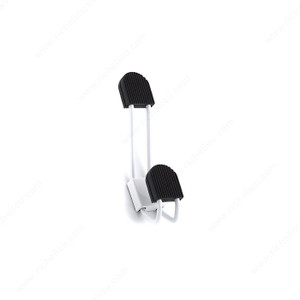 Utility Swivel Hook - 115, Finish White Utility Swivel Hook - 115, Finish White