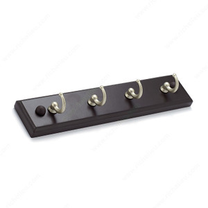 Utility Key hook - 35, Finish Matte Nickel / Espresso, Board Finish Espresso, Our Divisions Richelieu Utility Key hook - 35, Finish Matte Nickel / Espresso, Board Finish Espresso, Our Divisions Richelieu