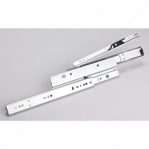 Series 4034 Drawer Slide with Over Travel - 150 lb, Slide Extension Overtravel, Finish Zinc, Slide Length 26 in