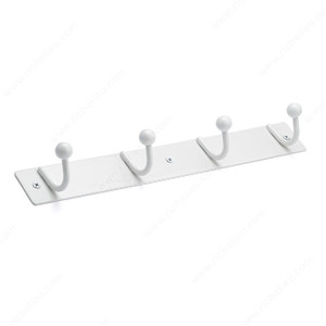 Utility Hook Rack - 164, Board Finish White, Finish White, Our Divisions Richelieu Utility Hook Rack - 164, Board Finish White, Finish White, Our Divisions Richelieu