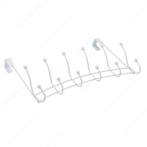 Utility Over-The-Door Hook- 726, Finish White Utility Over-The-Door Hook- 726, Finish White