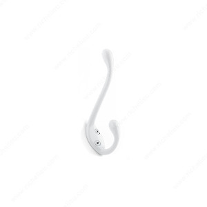 Utility Metal Hook - 783, 3- piece value pack, Finish White