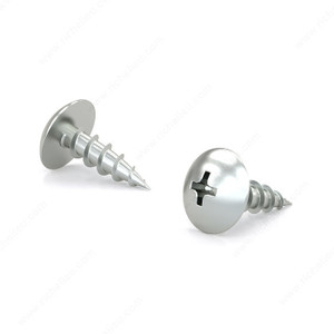 Zinc-Plated Wood Screw, Truss Head, Phillips Drive, Coarse Thread, Regular Wood Point, Installation screws for slides and small hardware, Length 1/2 in Zinc-Plated Wood Screw, Truss Head, Phillips Drive, Coarse Thread, Regular Wood Point, Installation screws for slides and small hardware, Length 1/2 in