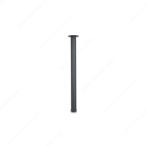 710 mm (28'') - Adjustable Round Table Leg - 1507, 25 mm (1'') adjustment, Finish Textured Black 710 mm (28'') - Adjustable Round Table Leg - 1507, 25 mm (1'') adjustment, Finish Textured Black